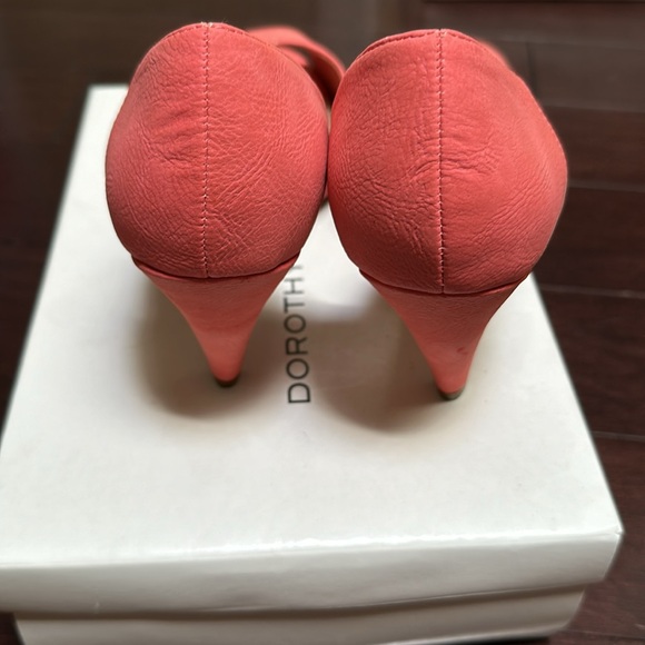 Dorothy Perkins open toe coral NEW women’s size 8.5 US - Picture 3 of 6
